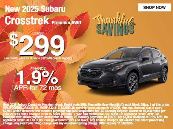 2025 Subaru Crosstrek Premium